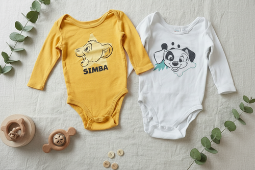 2er Baby Body Set mit Disneyprint