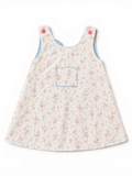 Kleid Weiss Blümchen Wendbar