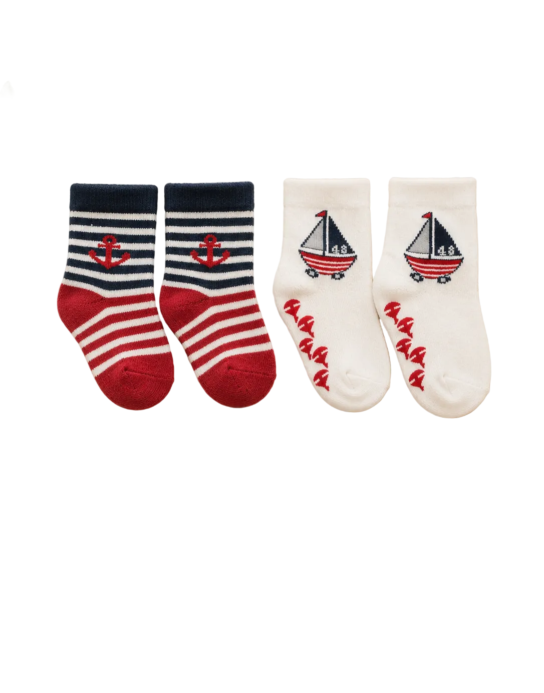2er Set Babysocken Schiff