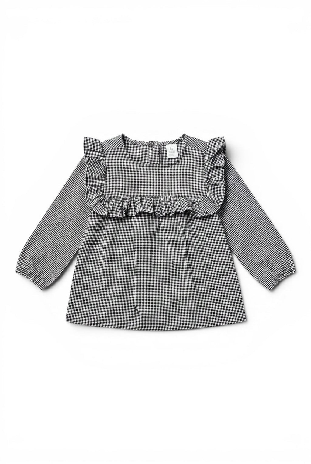 H&M Langarm-Bluse Schwarz-Weiss