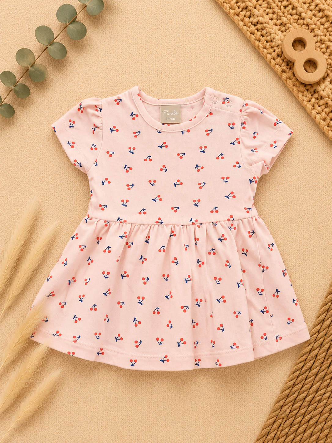 Smile Kleid mit Kirschen