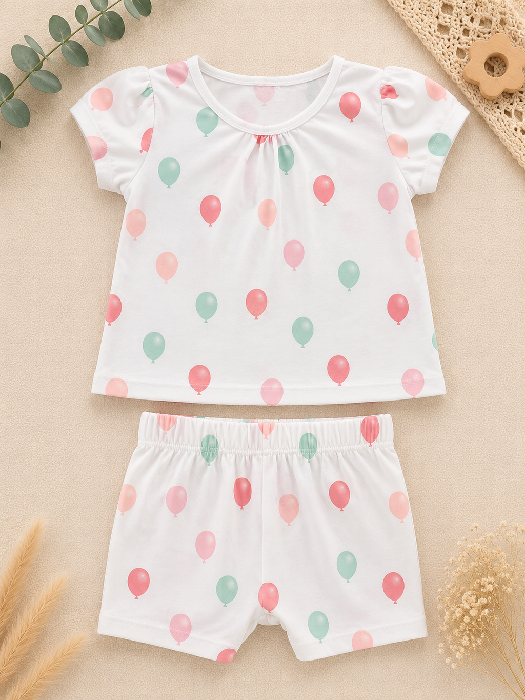 Set T-Shirt & Shorts Ballons