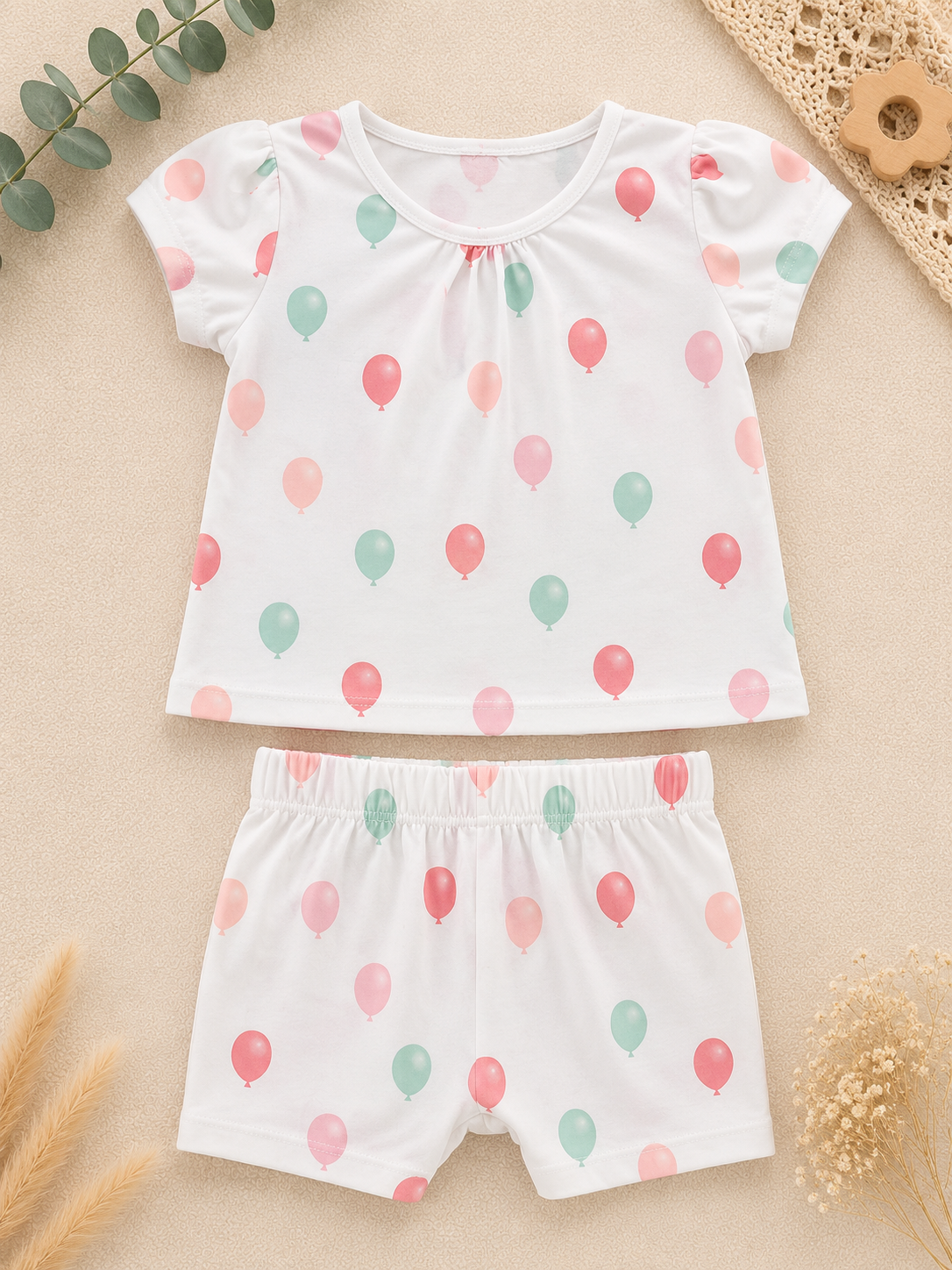 Set T-Shirt & Shorts Ballons