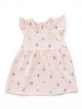 H&M Kleid Rosa Ditsy-Blumen Flatterärmel