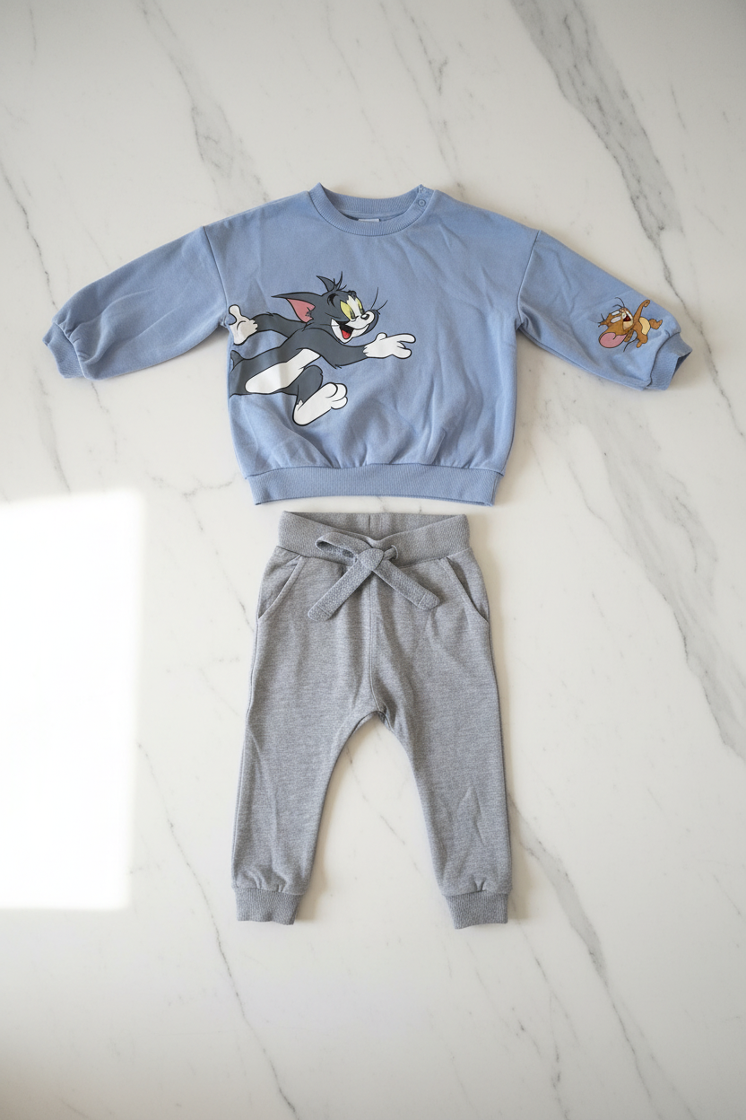 Baby-Set Tom & Jerry Sweatshirt & Jogginghose H&M / Next
