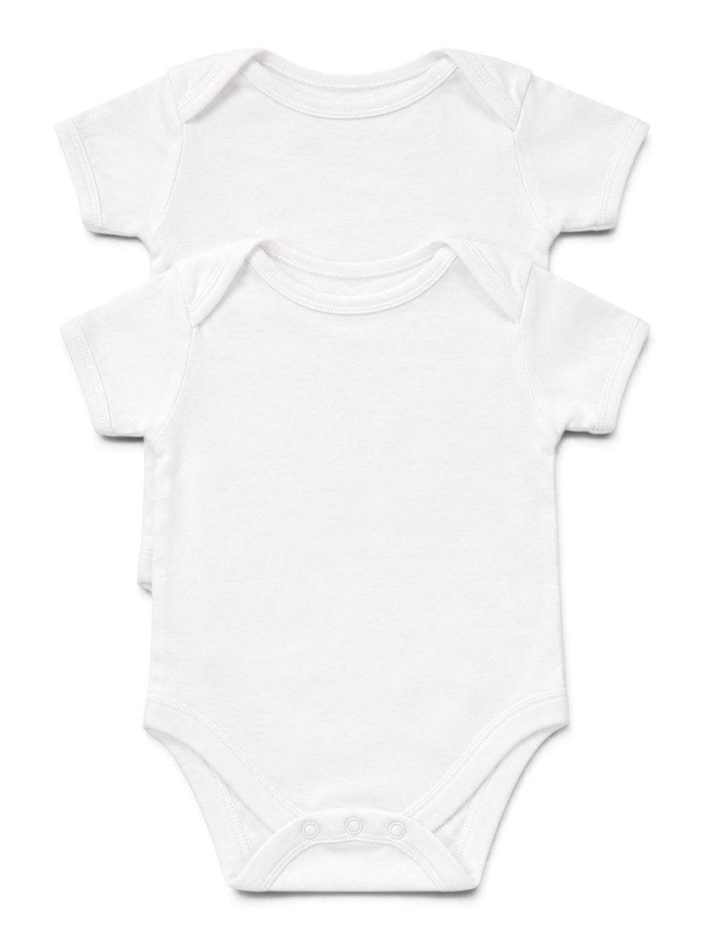 2er-Pack Body Weiss Kurzarm