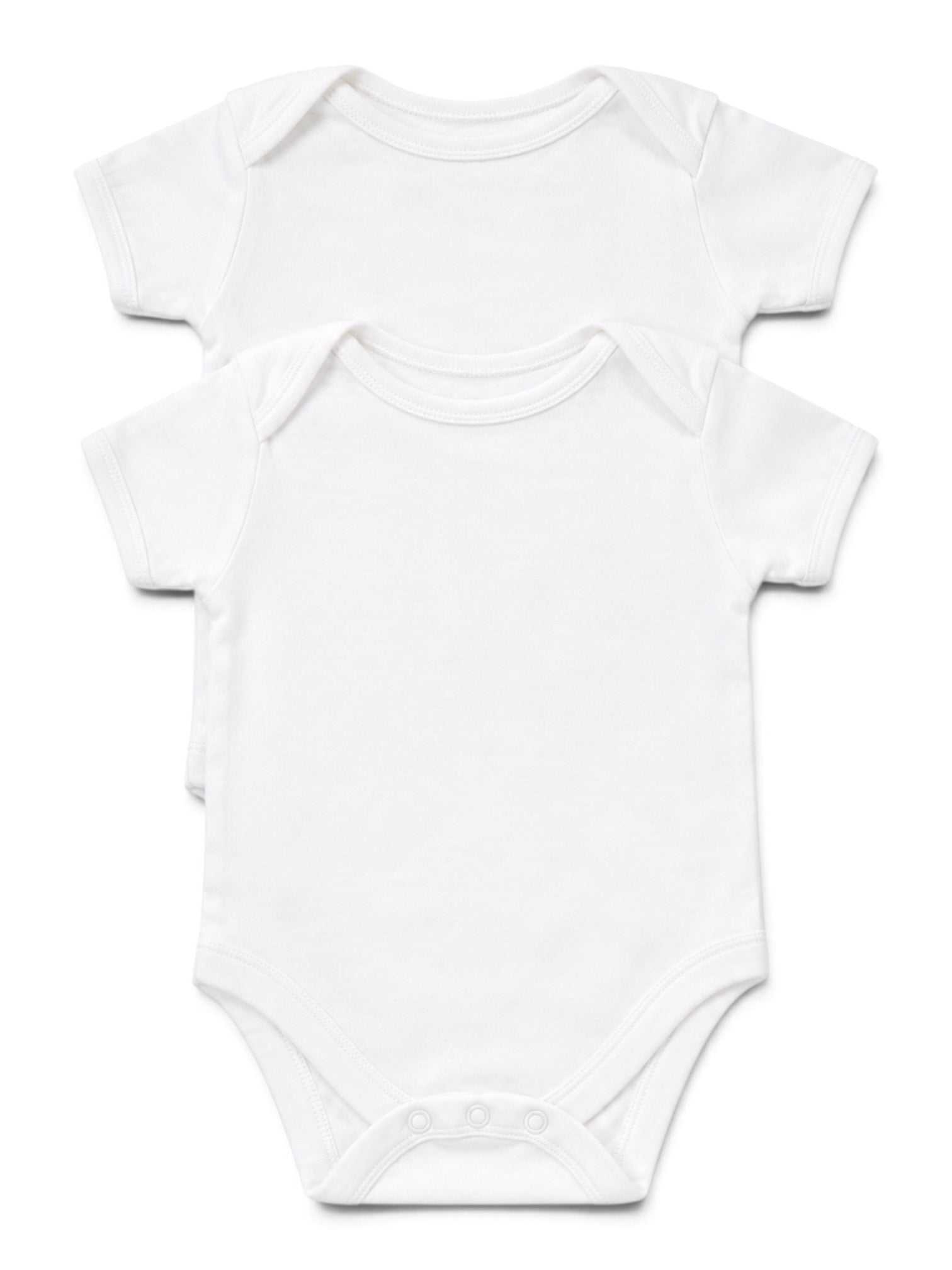 2er-Pack Body Weiss Kurzarm