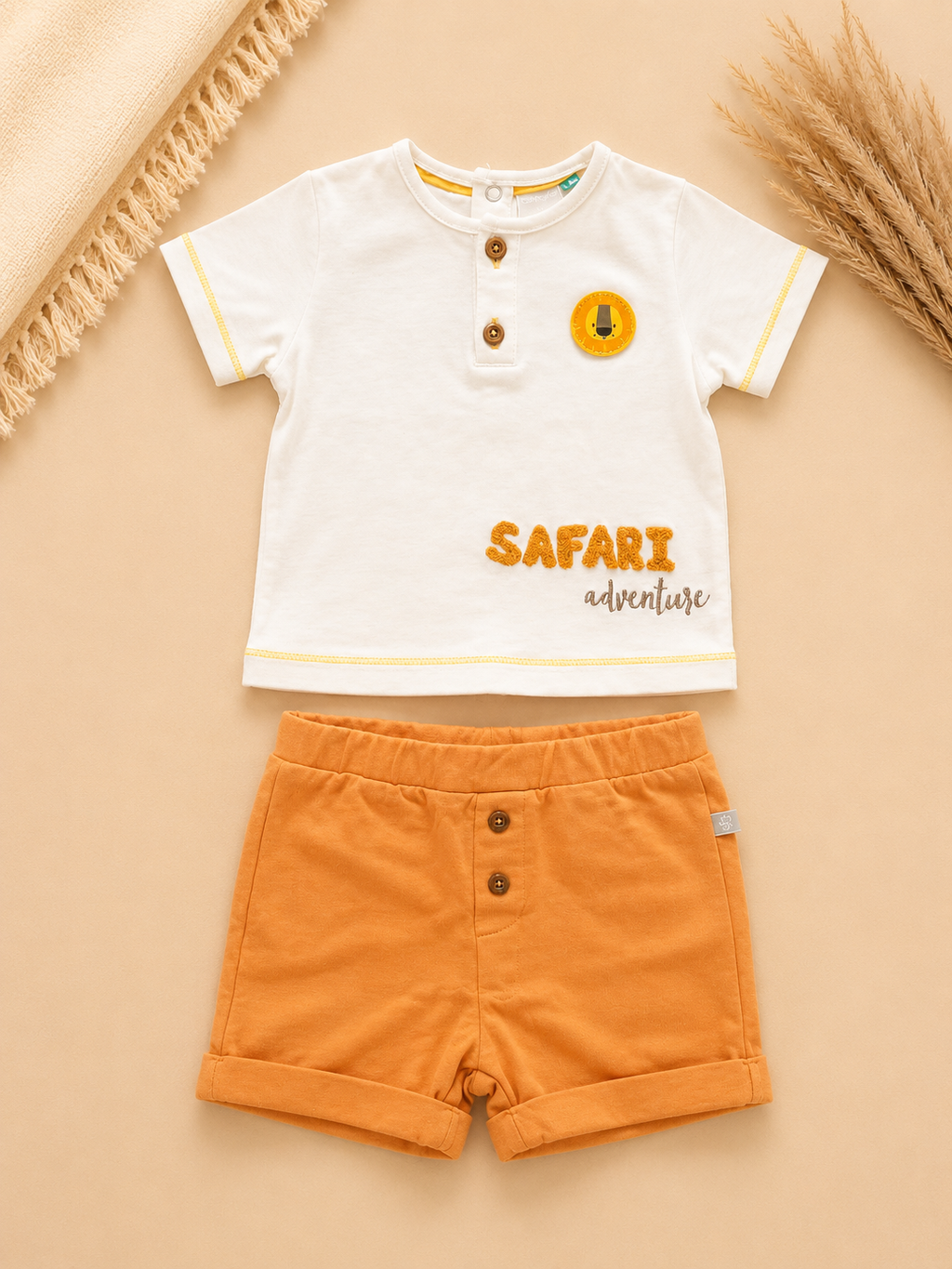 Baby-Set "Safari Adventure" T-Shirt & Shorts