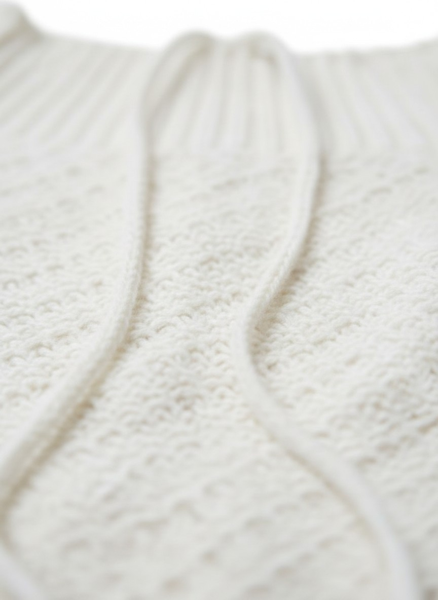 Strickpullover Creme French Vintage