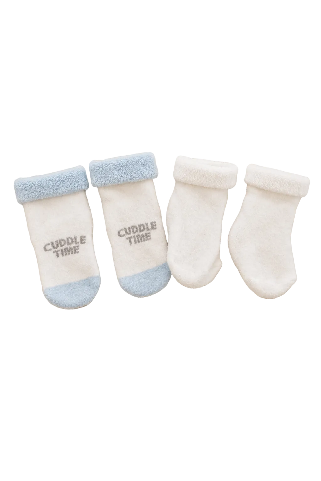 2er Set Babysocken Blau/Weiss