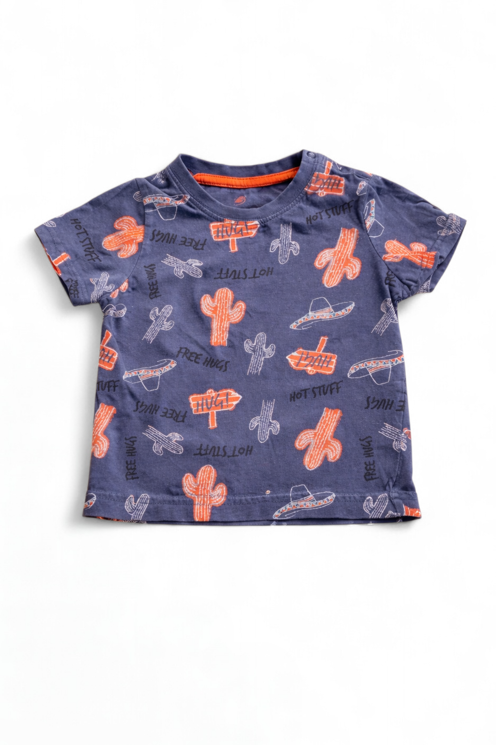 T-Shirt mit Kaktus-Print