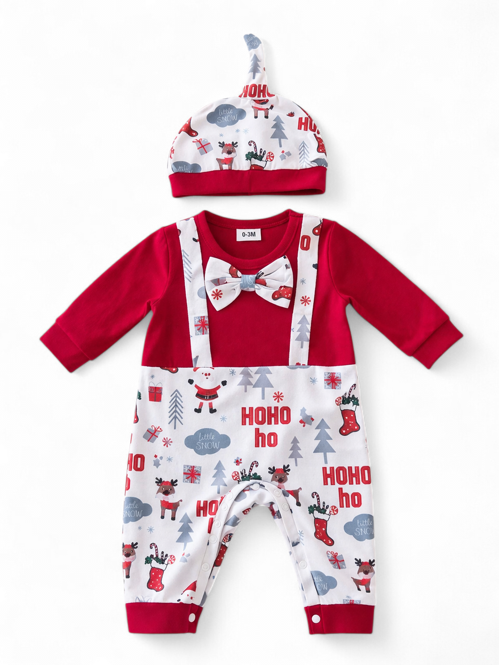 Weihnachts-Outfit mit Mütze