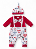 Weihnachts-Outfit mit Mütze