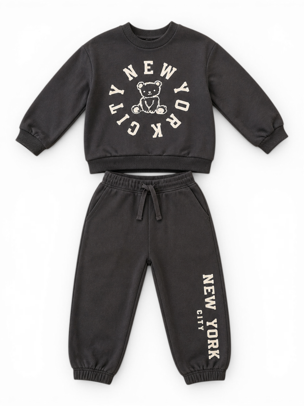 Baby-Set NYC Bär Sweatshirt & Jogginghose H&M