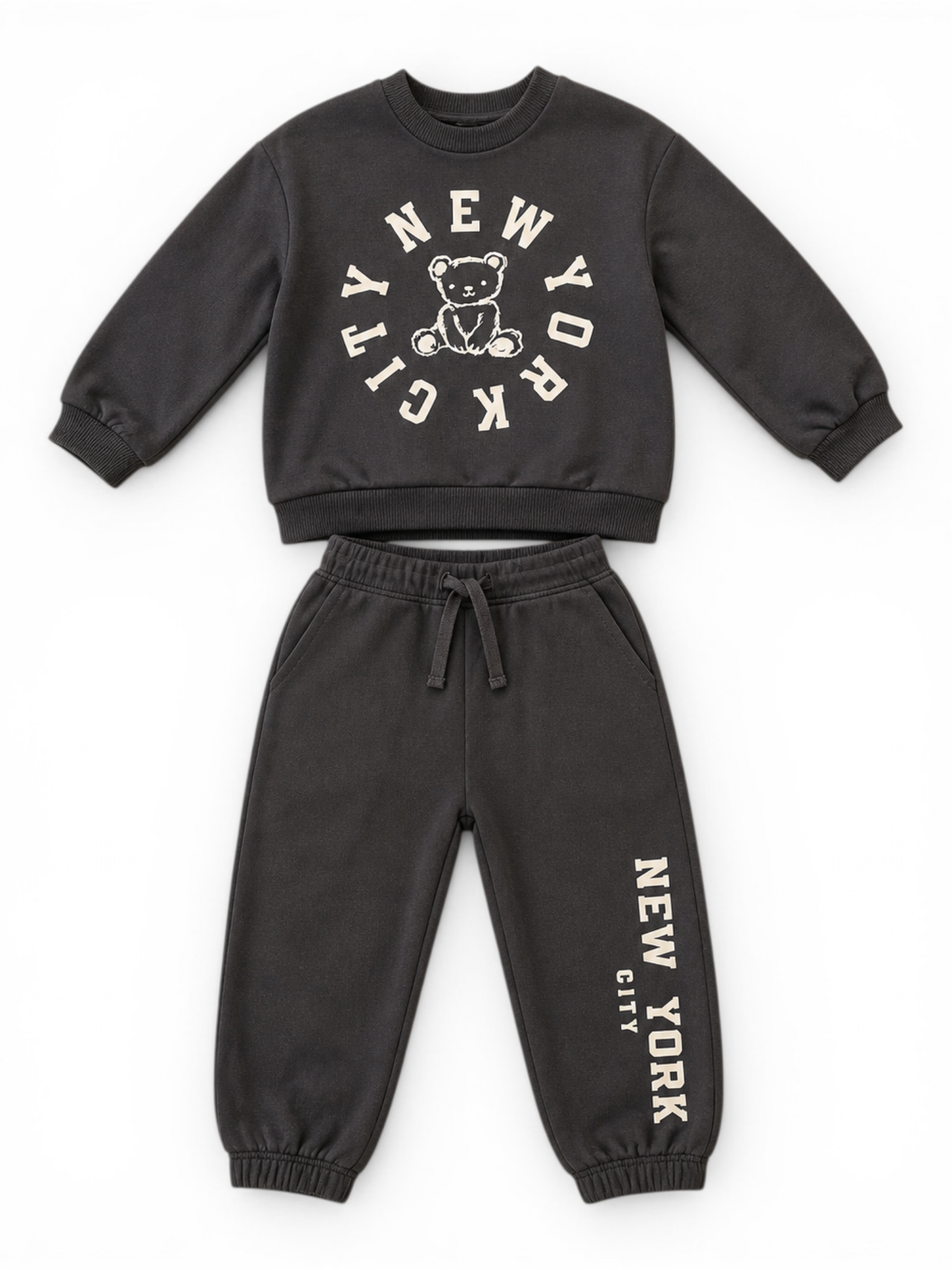 Baby-Set NYC Bär Sweatshirt & Jogginghose H&M