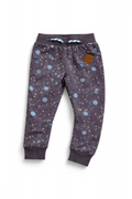 Dunkelblaue Hose mit Weltraum-Motiv