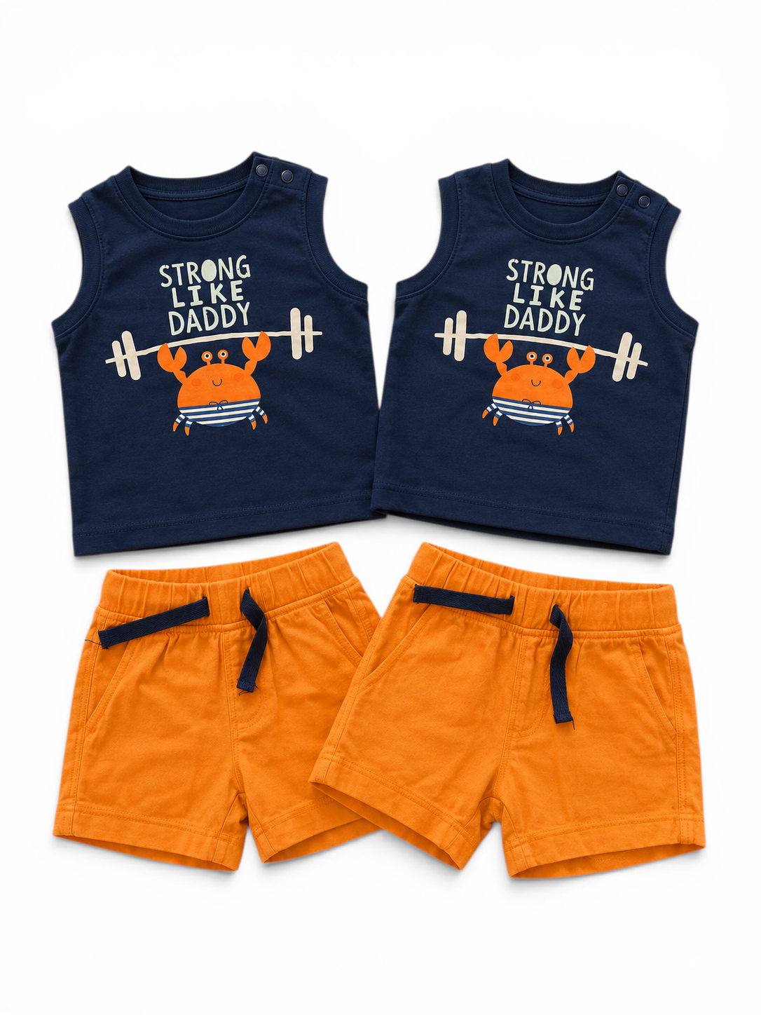 Zwillings-Sommerset Baby "Strong Like Daddy" C&A