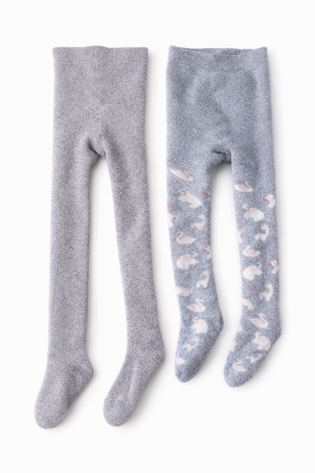 2er Set Baby Strumpfhose Grau
