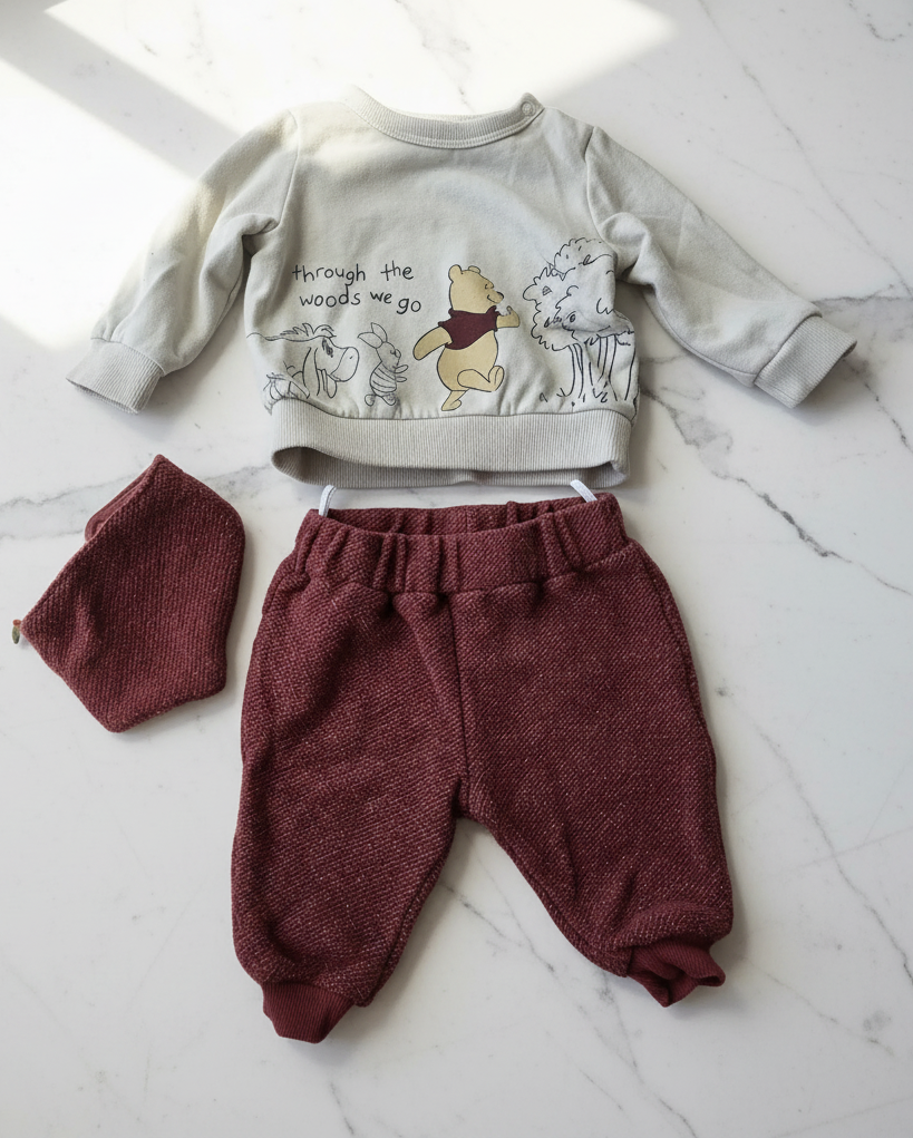 Baby-Set Winniepooh Through the Woods - Sweatshirt, Hose & Halstuch Disney C&A