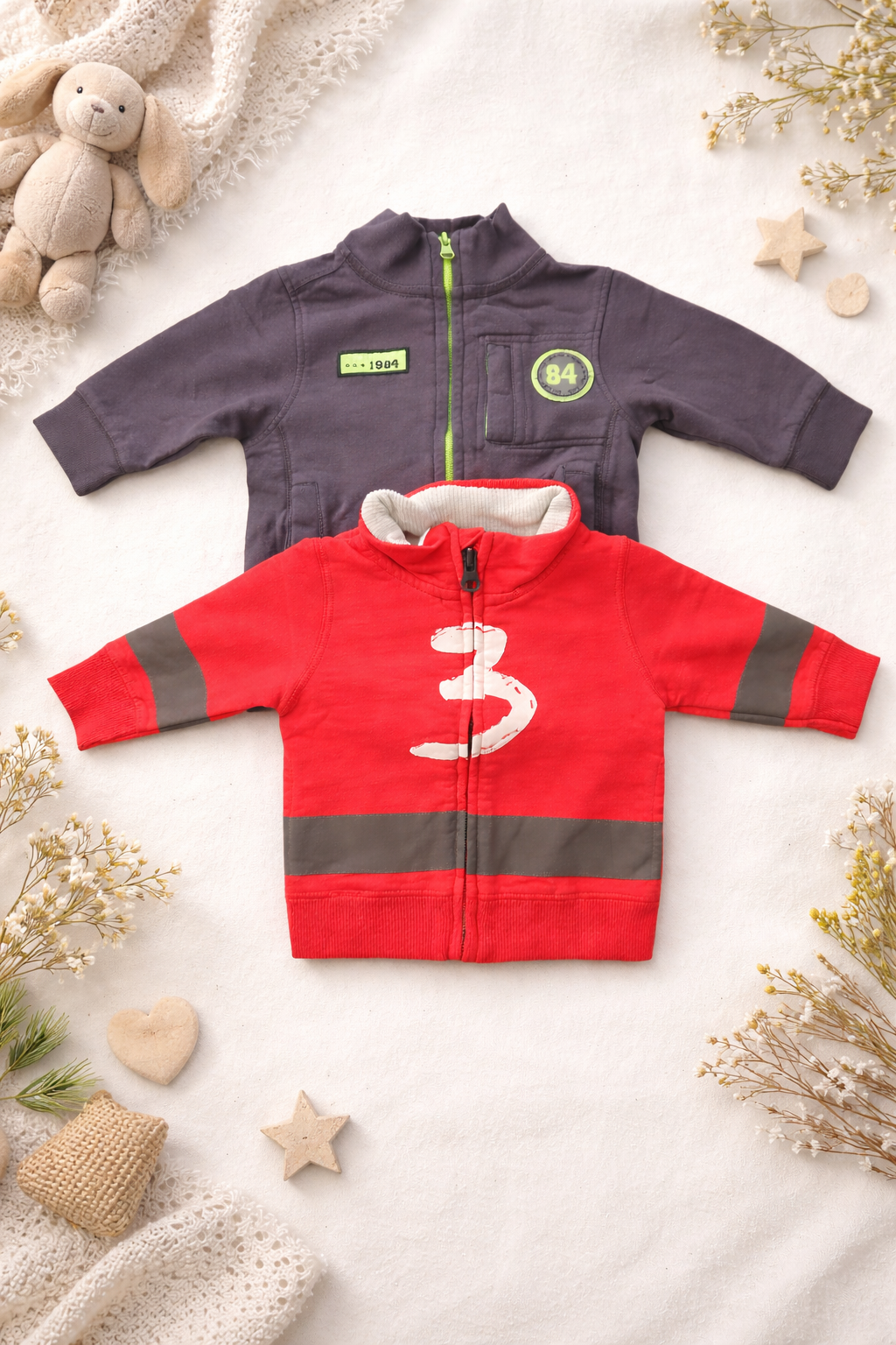 2er Set Zip-Jacken ZARA