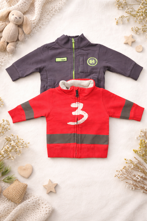 2er Set Zip-Jacken ZARA