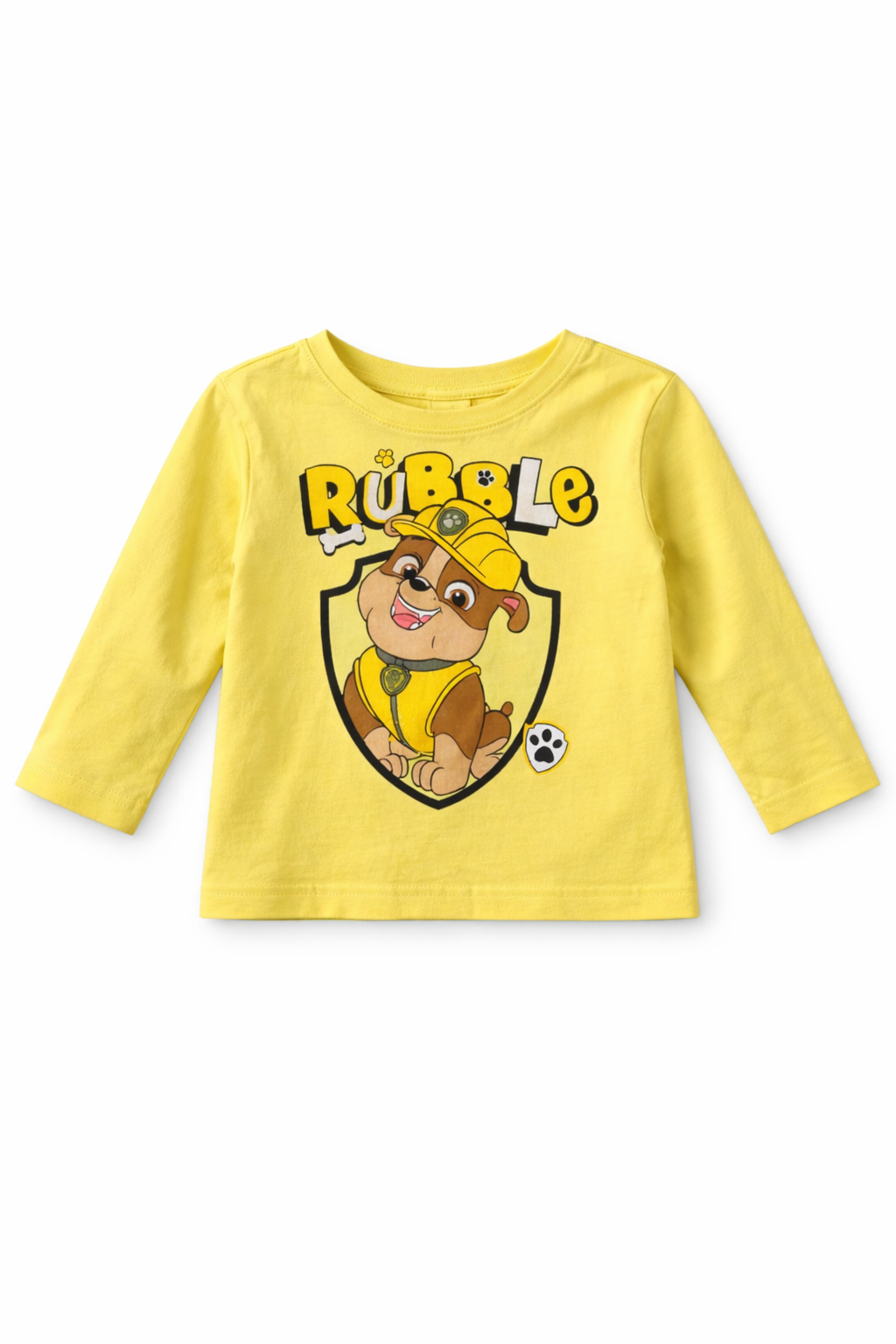 T-shirt manches longues Pat' Patrouille Rubble – Jaune