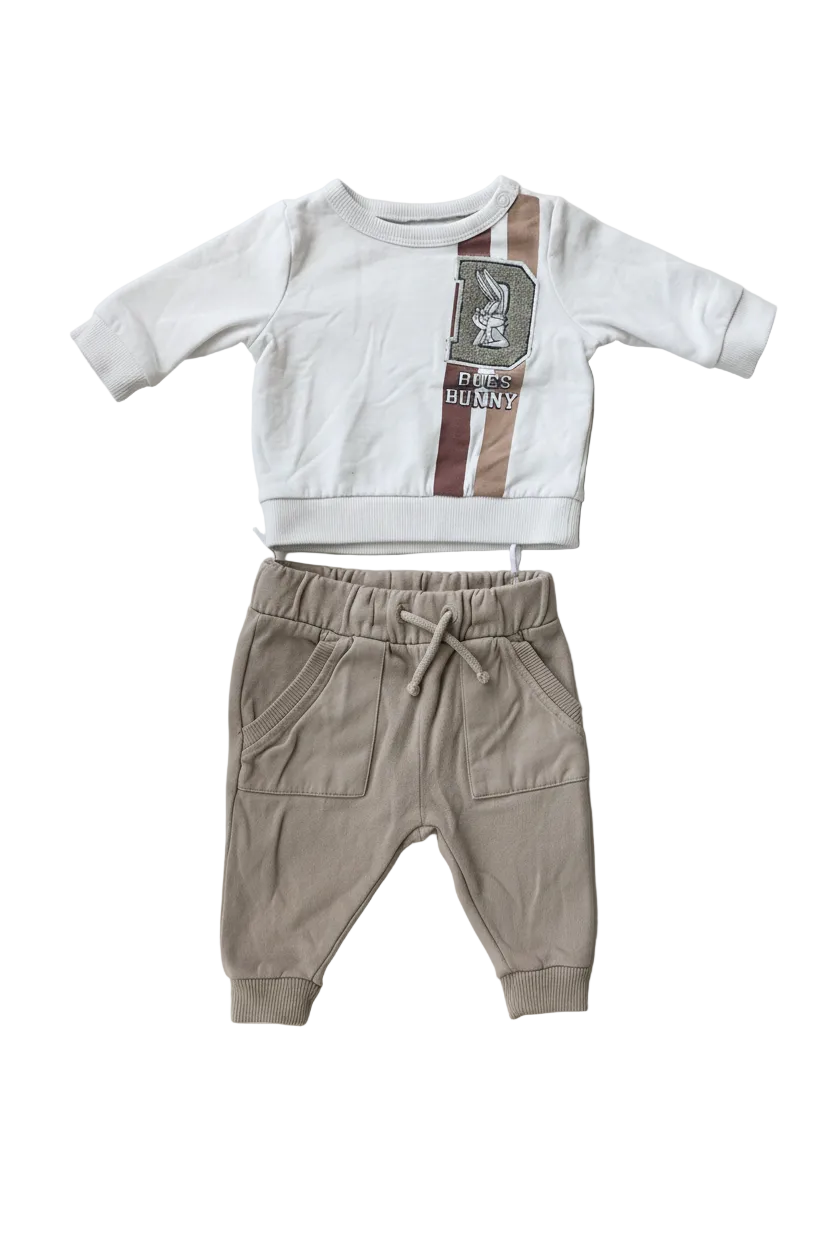 Baby-Set Bugs Bunny - Sweatshirt & Jogginghose Disney C&A