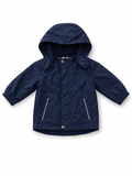 Regenjacke Navy Kapuze