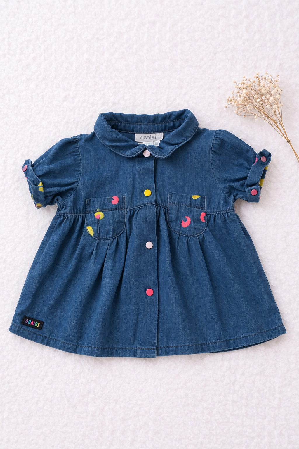Baby Sommer Jeans Kleid