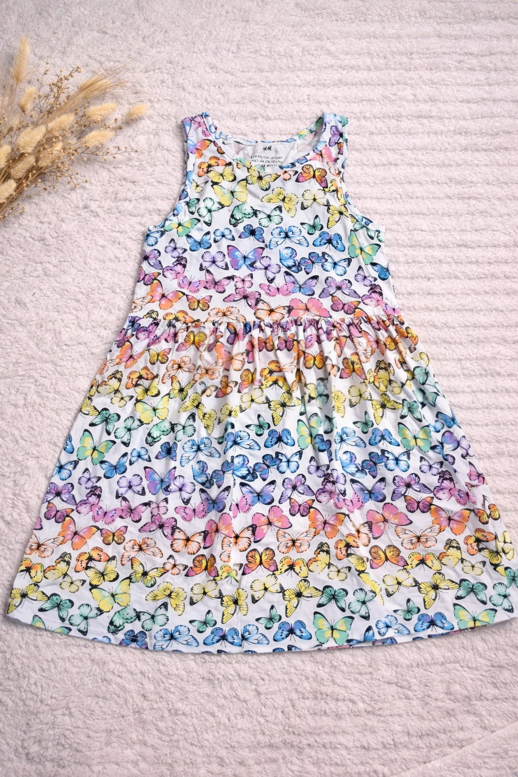 Baby Sommer Kleid Schmetterlinge H&M