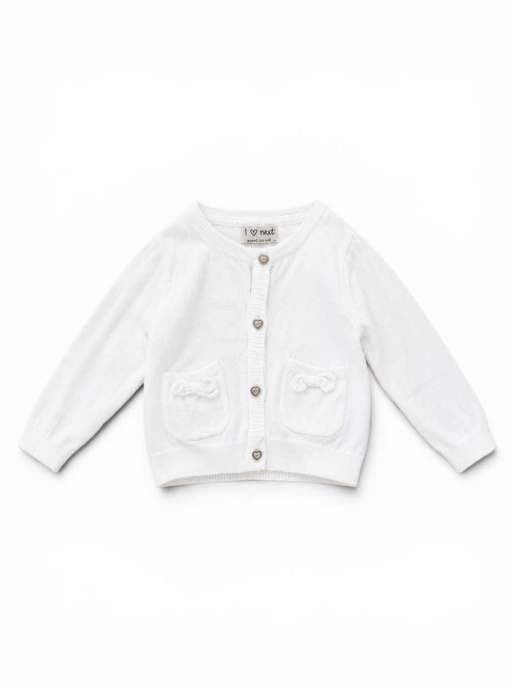 Next Cardigan Weiss Schleife