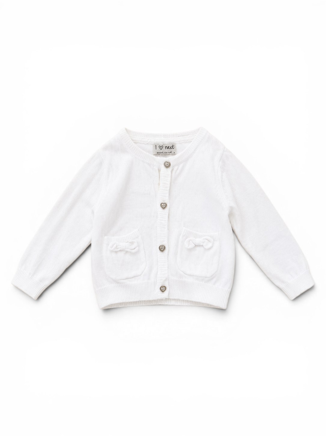 Next Cardigan Weiss Schleife