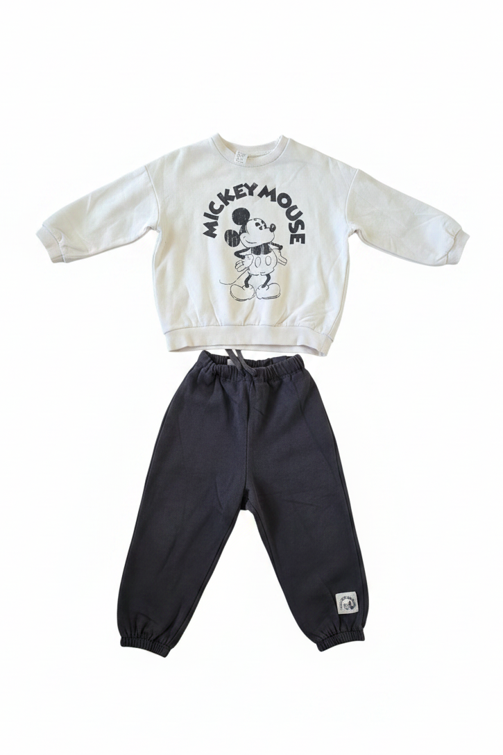 Baby-Set Mickey Mouse Sweatshirt & Hose H&M