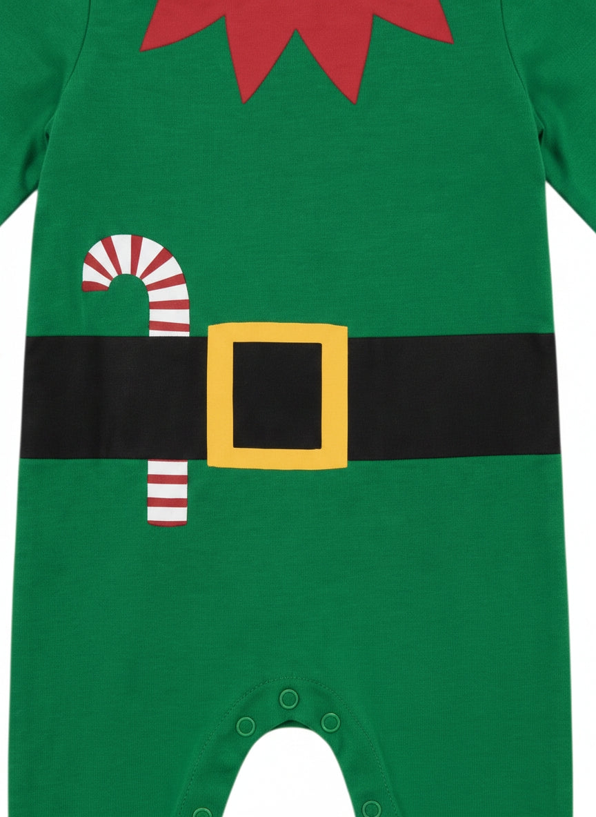 Weihnachts-Overall Grün Elf