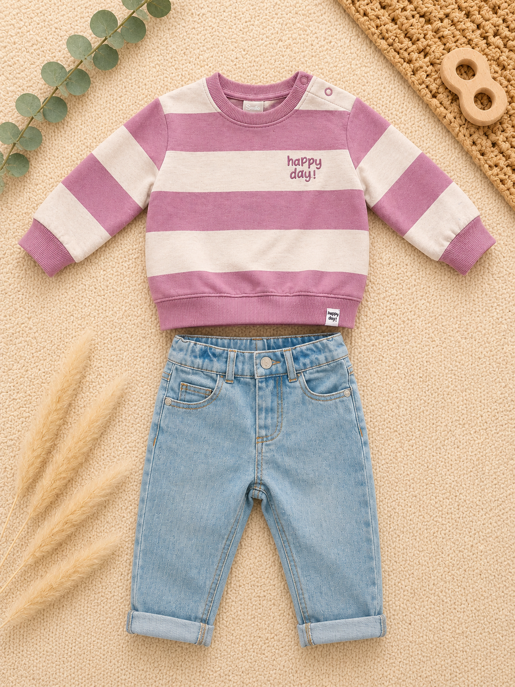 Smile Set Rosa Jeans