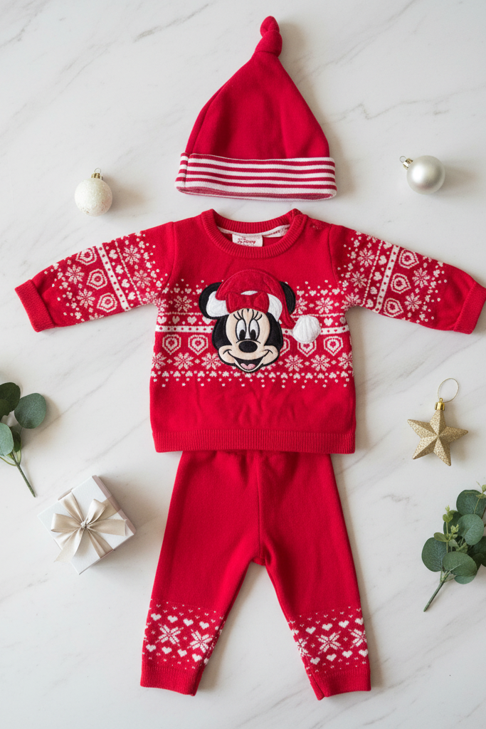 Minnie Mouse Baby Winter Set (3-teilig) C&A