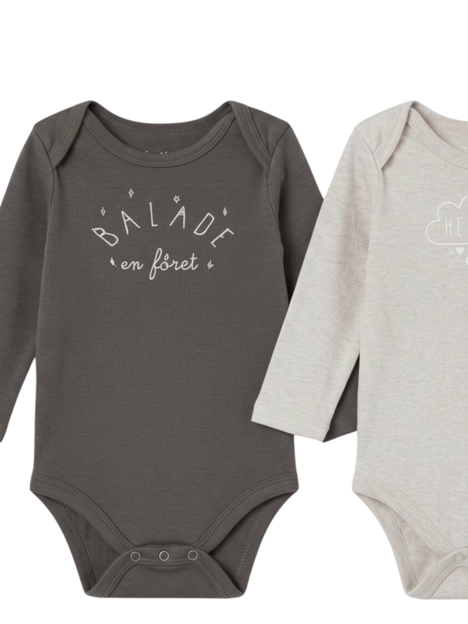 2er-Pack Body Grau/Beige