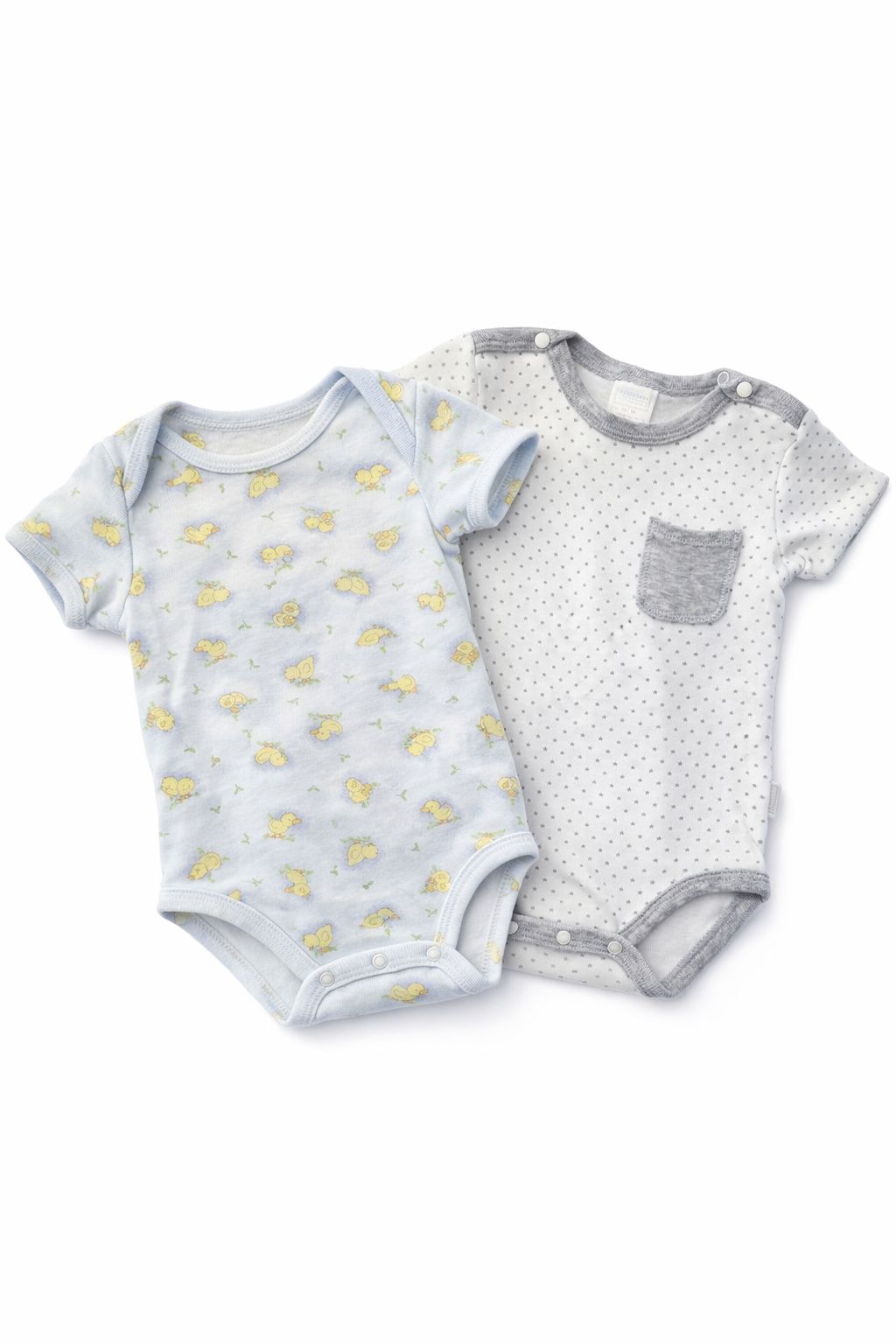 2er Set Baby Bodys - Küken