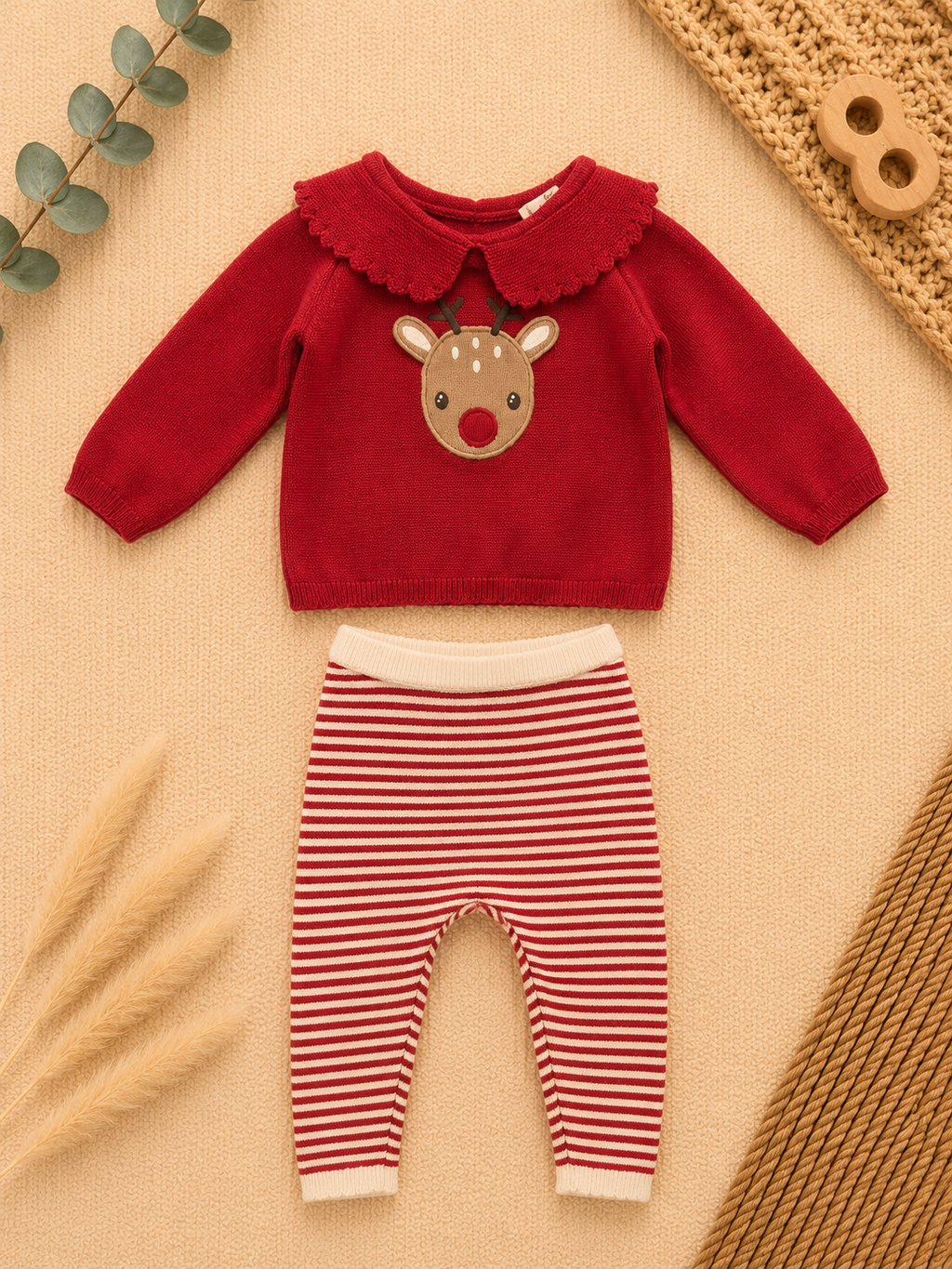H&M Weihnachts Set Rot