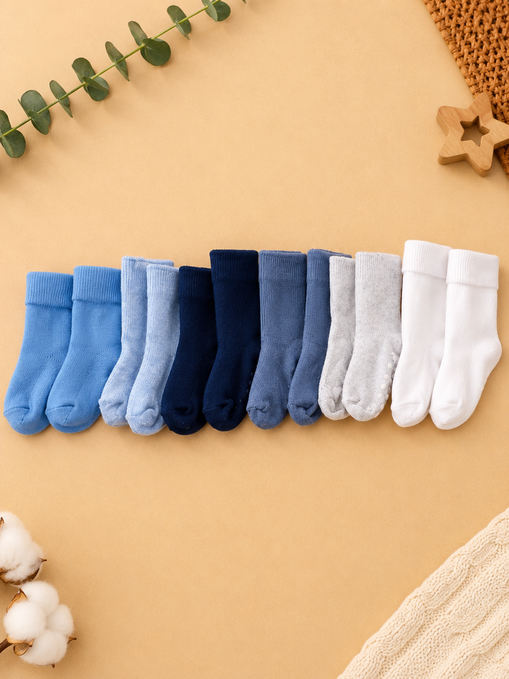 6er Set Babysocken