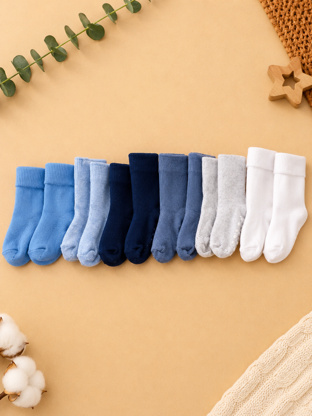 6er Set Babysocken