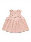 C&A Kleid Rosa Cord Katze