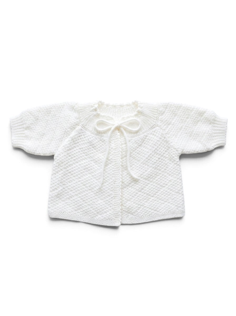 Strickjacke Creme Peter Pan Vintage