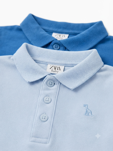 Zara Baby 2er-Pack Polo Blau