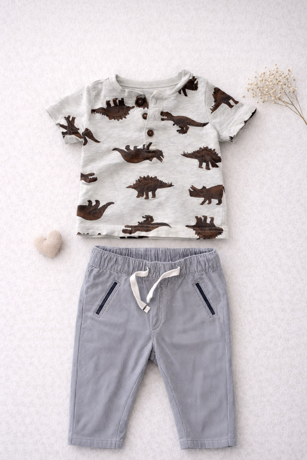 2-teiliges Set Dino T-Shirt & Hose H&M