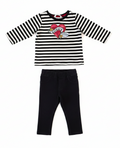 2-teiliges Set mit Streifenshirt und Leggings H&M