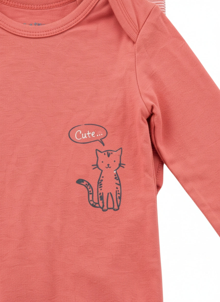 2er-Pack Body Cute Katze