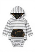 Body Gestreift Hoodie Look