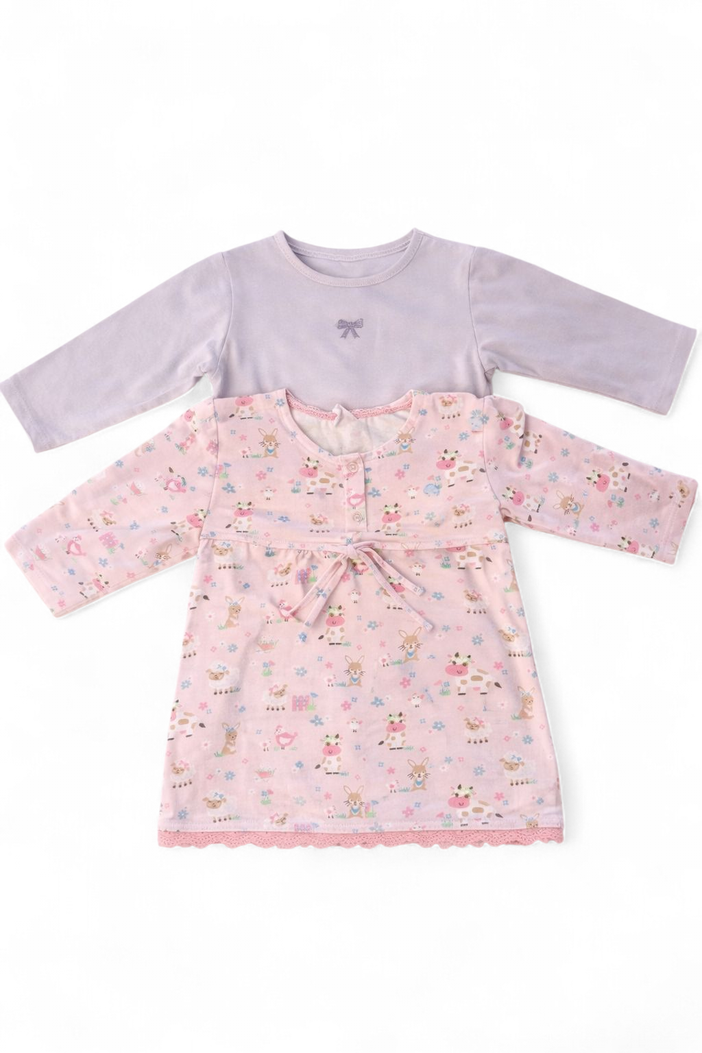 2er Set Langarmshirts