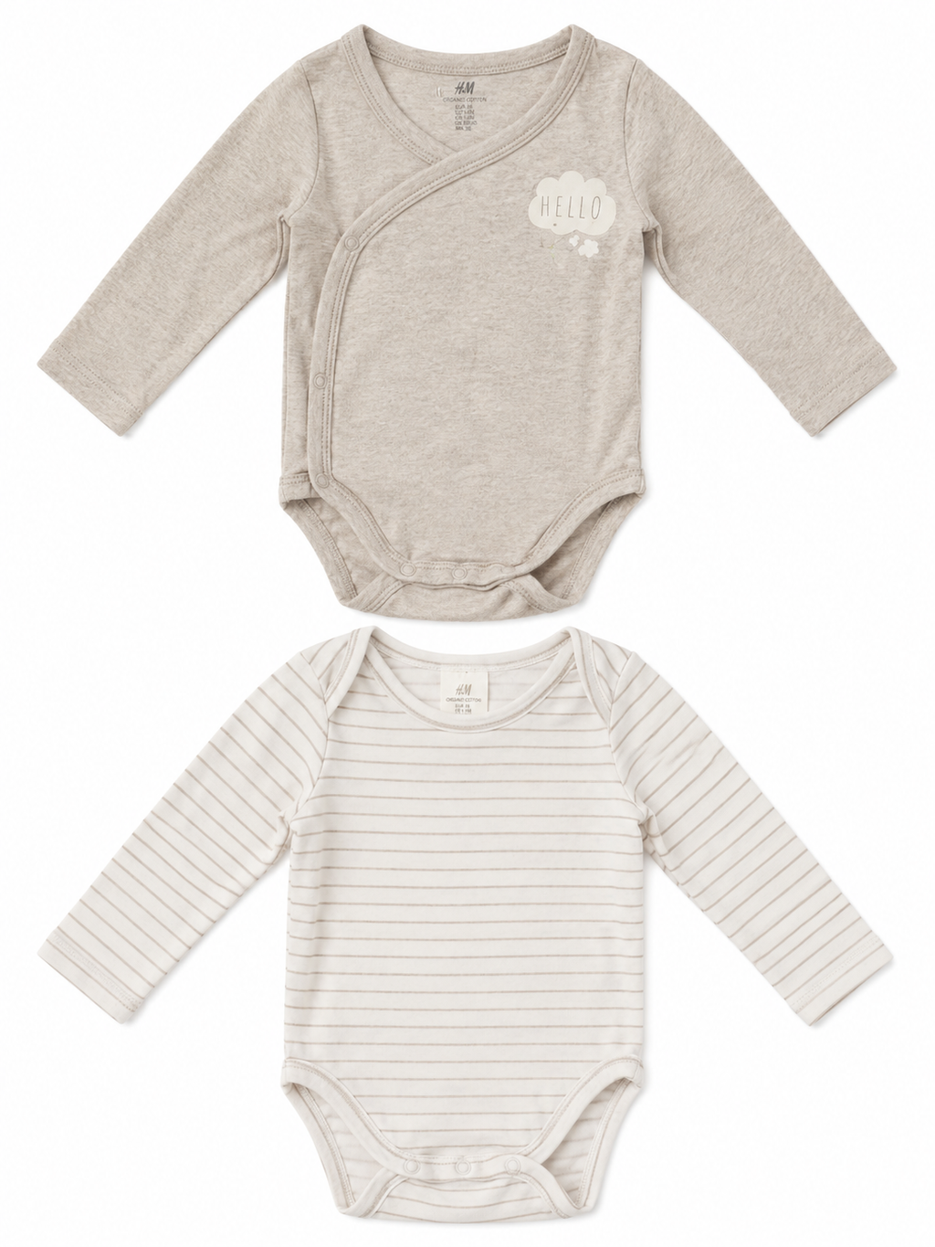2er-Pack Bodys Hello H&M & Co